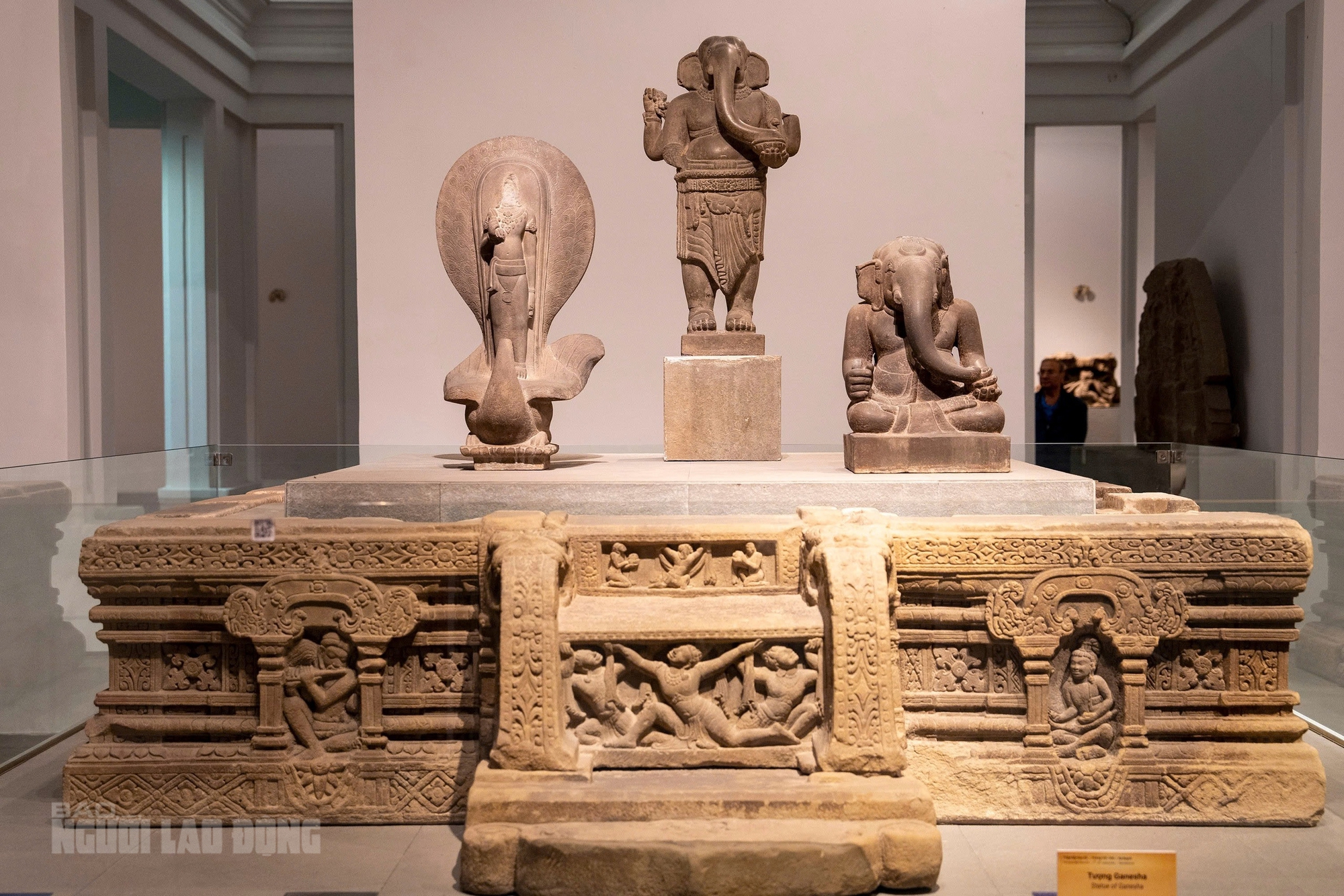 Cận cảnh 19 bảo vật quốc gia trưng bày tại Bảo tàng Điêu khắc Chăm Đà Nẵng - Ảnh 5.