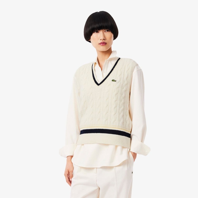 Bản phối mùa đông ấm áp với áo dệt kim họa tiết vặn thừng - Ảnh 7.