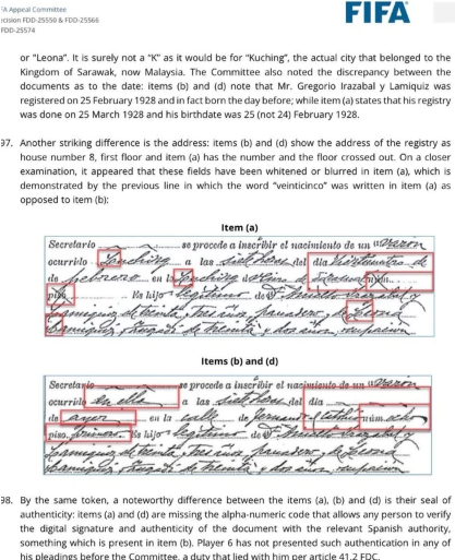 FIFA phân tích chi tiết hồ sơ giả mạo của cầu thủ Malaysia 2 Malaysia - Ảnh 2.