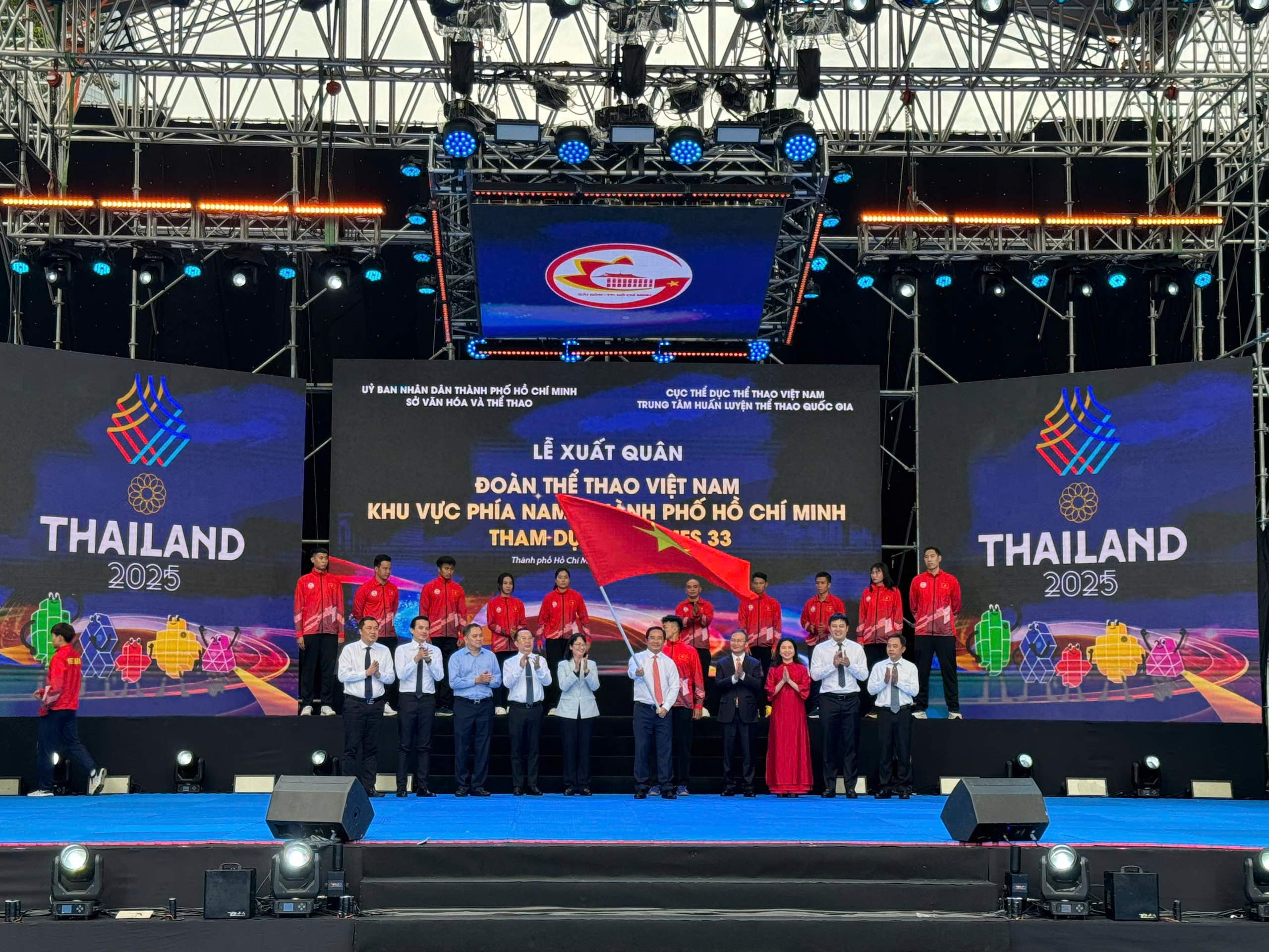 Lễ xuất quân của Đoàn Thể thao Việt Nam khu vực phía Nam dự SEA Games 33 - Ảnh 5.