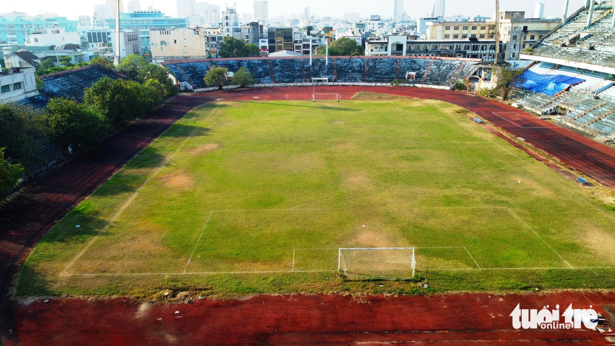 Sân vận động Chi Lăng chuẩn bị đấu giá nguyên khối, không chia lô 2 sân vận động Chi Lăng - Ảnh 2.
