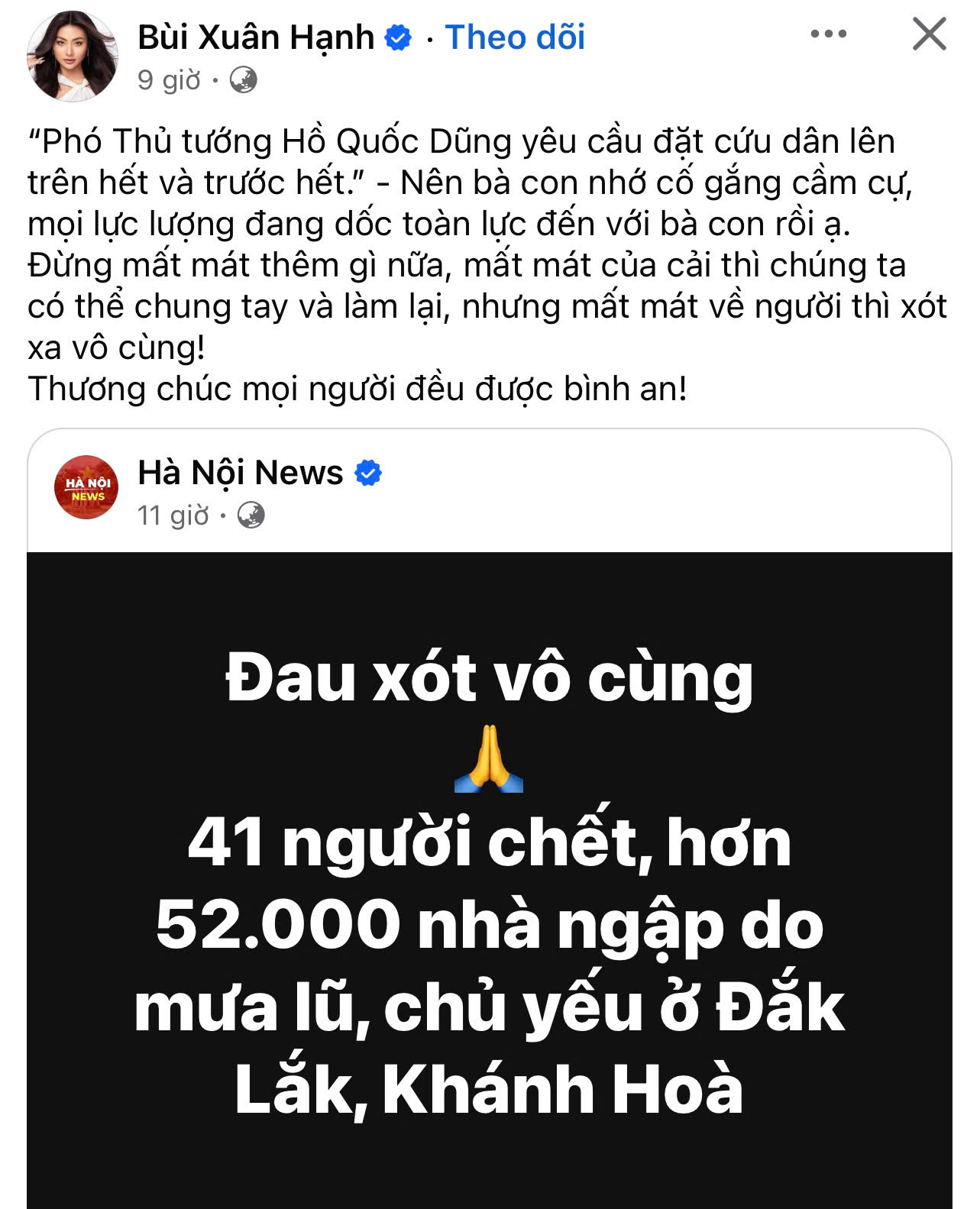 Trấn Thành - Hương Giang cùng dàn sao Việt đồng lòng hướng về người dân vùng lũ- Ảnh 12.