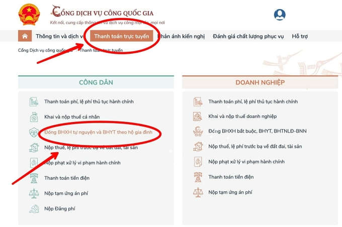 Cách mua bảo hiểm y tế online cho hộ gia đình - 2