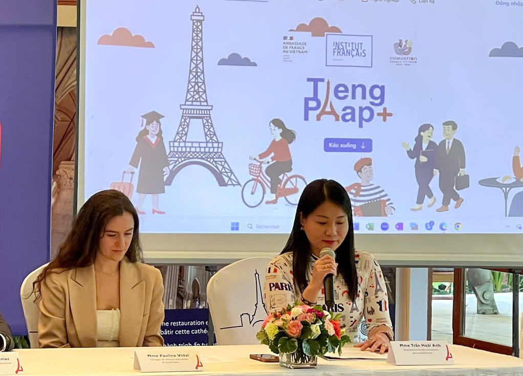 Ra mắt nền tảng Tiếng Pháp Plus phục vụ cộng đồng Pháp ngữ tại Việt Nam 4 Ra mắt nền tảng Tiếng Pháp Plus phục vụ cộng đồng Pháp ngữ tại Việt Nam - Ảnh 4.