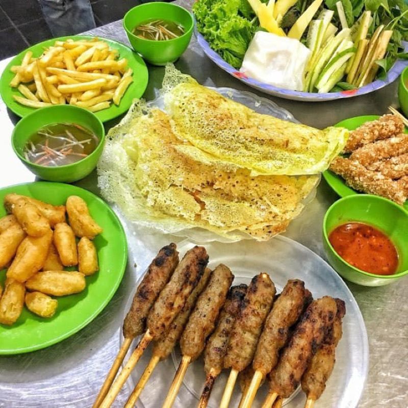 Bánh xèo nem lụi