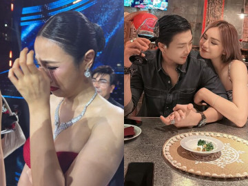 Quang Sơn cầu hôn Lê Thu Trang tại chung kết Hoa hậu Hoàn vũ Việt Nam