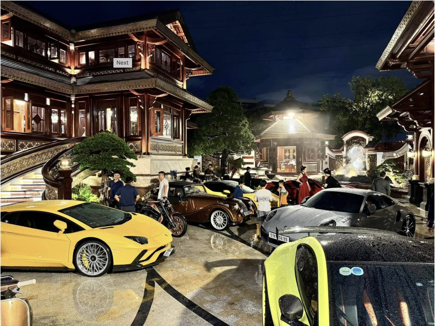 Toàn cảnh từ trên cao biệt phủ xa hoa 4000m2 của vợ chồng 