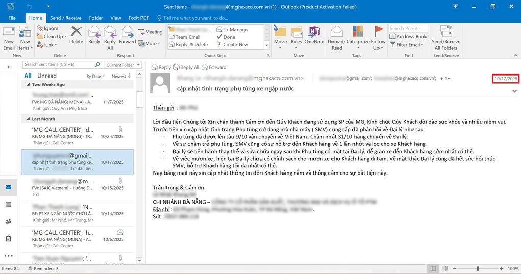 Vụ MG HS chờ sửa gần 5 tháng: Khách hàng đã nhận xe, đại lý hé lộ tình tiết - 4