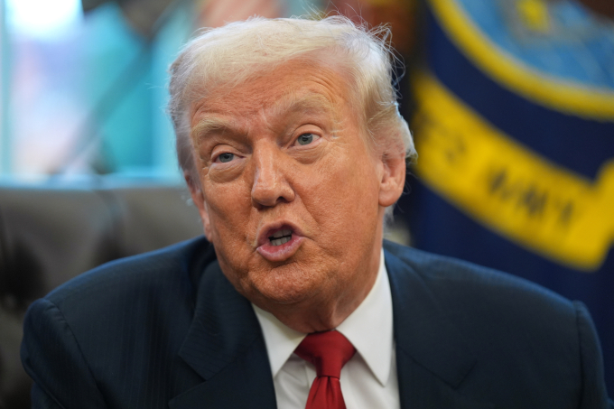 Tổng thống Mỹ Donald Trump tại Nhà Trắng ngày 21/11. Ảnh: AP