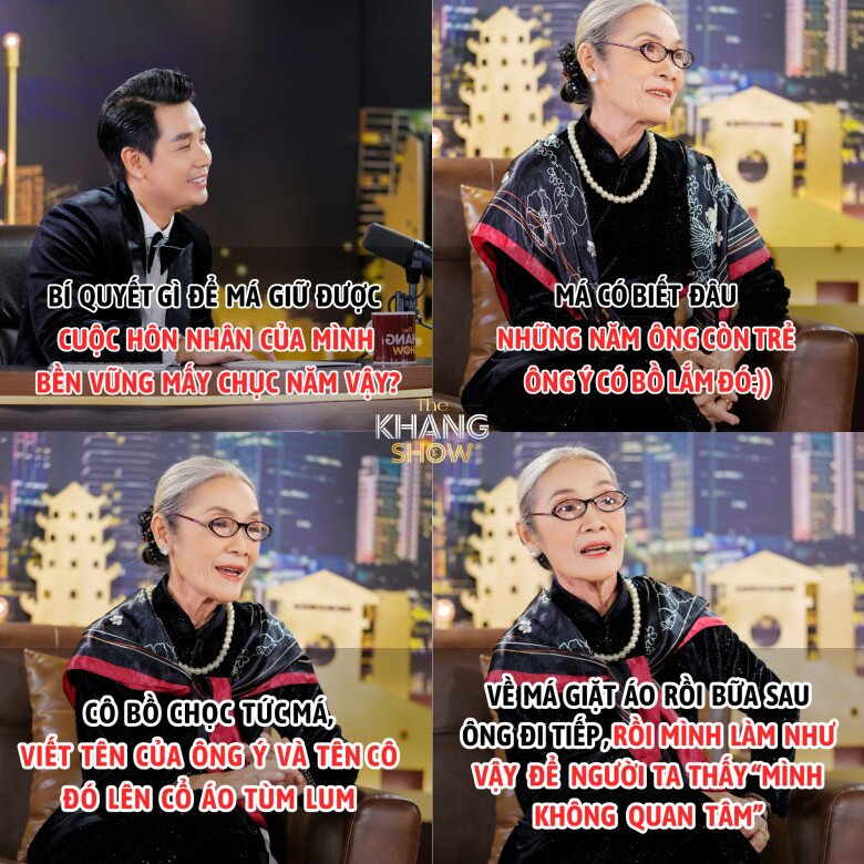 Diễn viên Thanh Hiền kể chồng có người khác: "Cô bồ muốn chọc tức tôi, viết tên chồng tôi và cô ấy lên cổ áo" 2 Bà tiết lộ từng đối mặt chuyện chồng có tiểu tam.