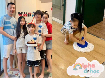 Ốc Thanh Vân xin tiền Trí Rùa để làm kịch: "Tôi ăn ngủ ở sân khấu, giao việc đưa đón con cho chồng" 8 Ốc Thanh Vân nuôi 3 con gen Alpha: Học trường tiền tỷ vẫn phải lau dọn nhà, quý tử để tóc dài cũng chiều theo