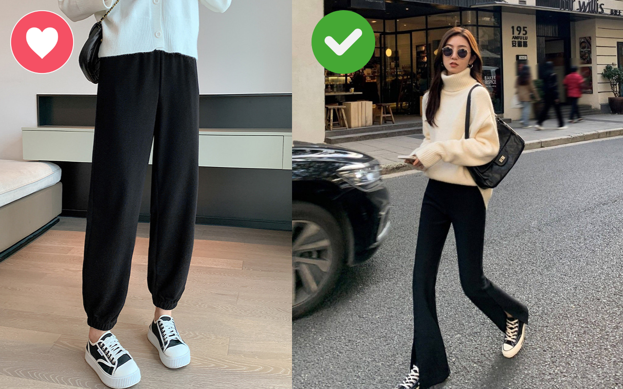 4 kiểu quần lỗi mốt, diện lên dìm dáng thê thảm, trông 4 kiểu quần lỗi mốt, diện lên dìm dáng thê thảm, trông