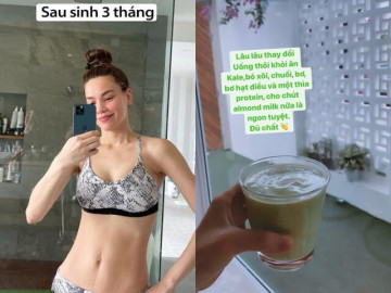 Thứ nước thần kỳ chỉ mất 5 phút chuẩn bị giúp nữ ca sĩ U40 trẻ khoẻ, đứng cạnh con trai 15 tuổi như hai chị em