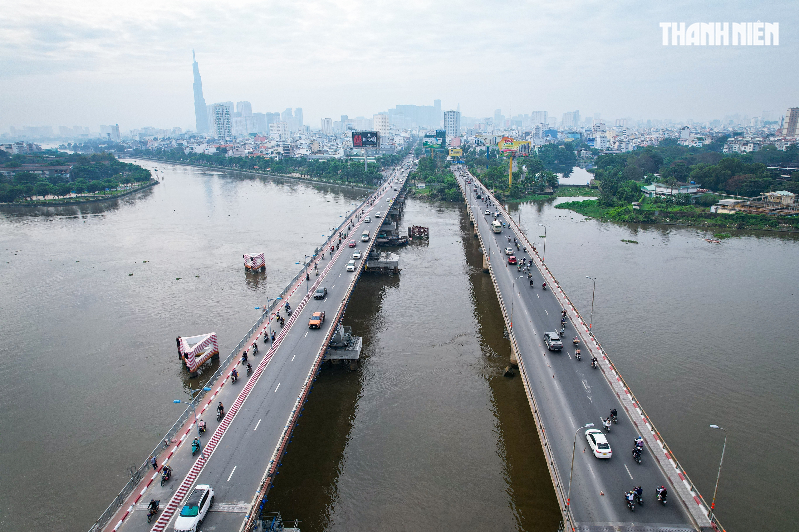 Cầu Bình Triệu 1 chính thức thông xe sau khi nâng tĩnh không lên hơn 1 mét- Ảnh 4.