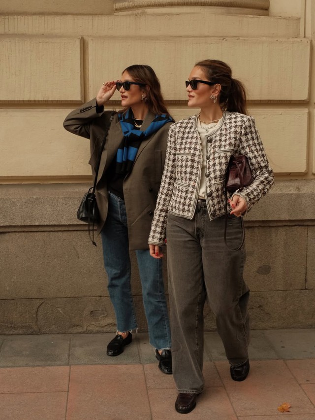 Quần jeans và áo tweed, áo khoác da... những cặp đôi ăn ý nhất mùa lạnh- Ảnh 5.