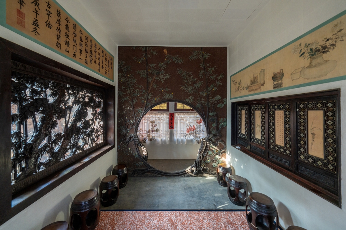 Nội thất Vườn Càn Long được phục chế vào tháng 9 năm 2025. 