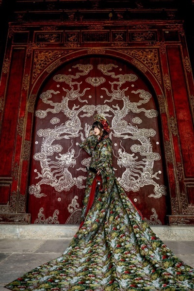 Người mẫu trẻ Ngọc Ánh khát vọng thổi hồn cho văn hóa Việt phục