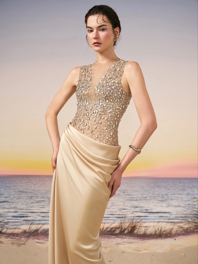 Thiết kế tối giản được nâng tầm nhờ các gam màu ánh kim- Ảnh 10.