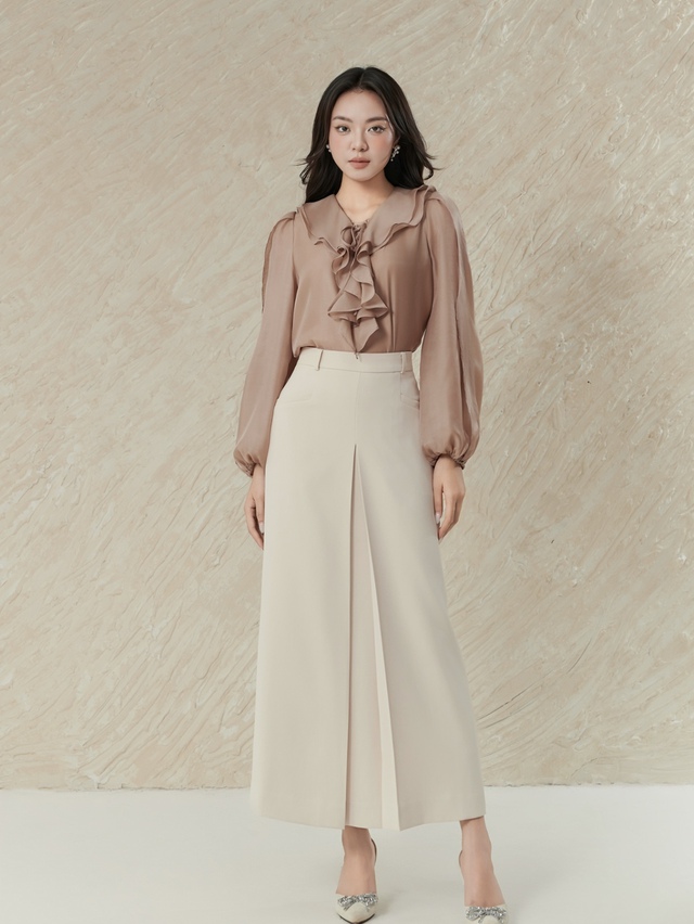 Diện trang phục bèo nhún biến nàng thành quý cô sành điệu tức thì- Ảnh 2.