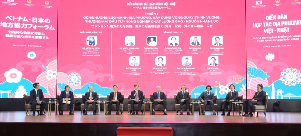 Diễn đàn hợp tác địa phương Việt Nam 3 Diễn đàn hợp tác địa phương Việt Nam - Nhật Bản thảo luận, kiến tạo mô hình hợp tác mới - Ảnh 3.