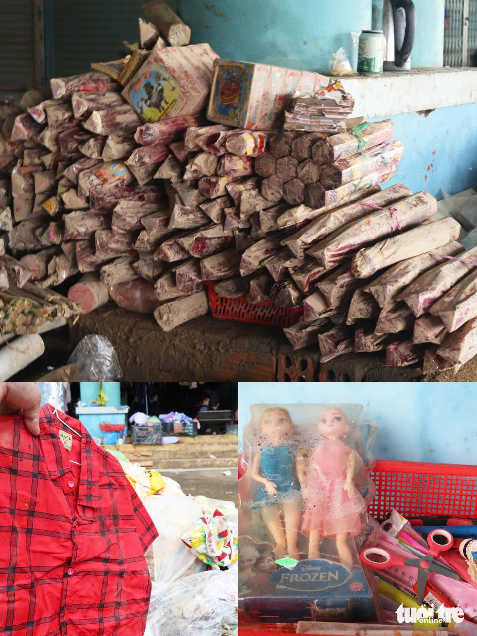 Nước mắt tiểu thương chợ Hòa Thịnh: Cứu hàng bất thành, ôm thùng nhựa để thoát thân 3 tiểu thương - Ảnh 3.