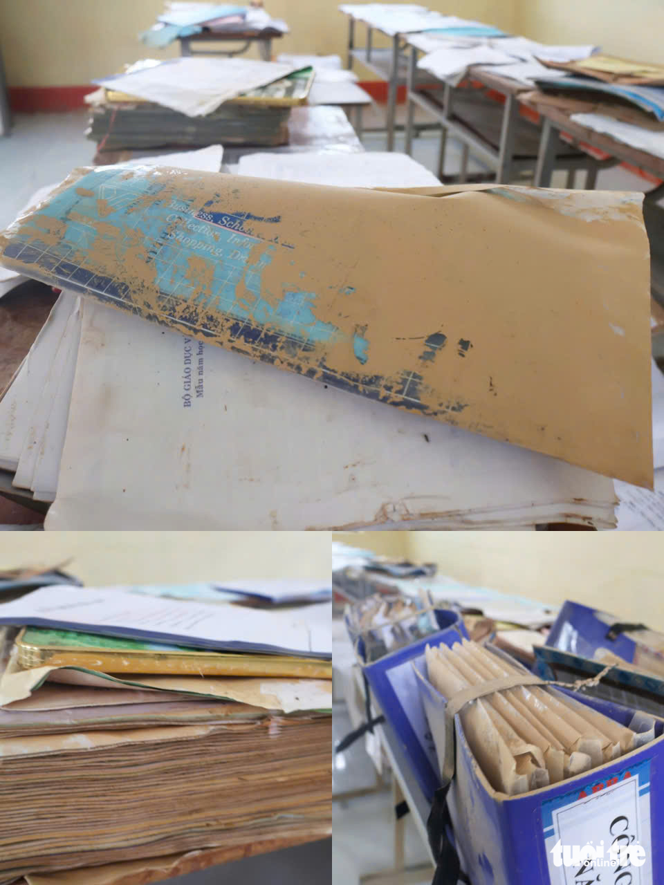 Xác xơ những ngôi trường ở rốn lũ Hòa Thịnh, vắng bóng thầy trò 7 Hòa Thịnh - Ảnh 6.