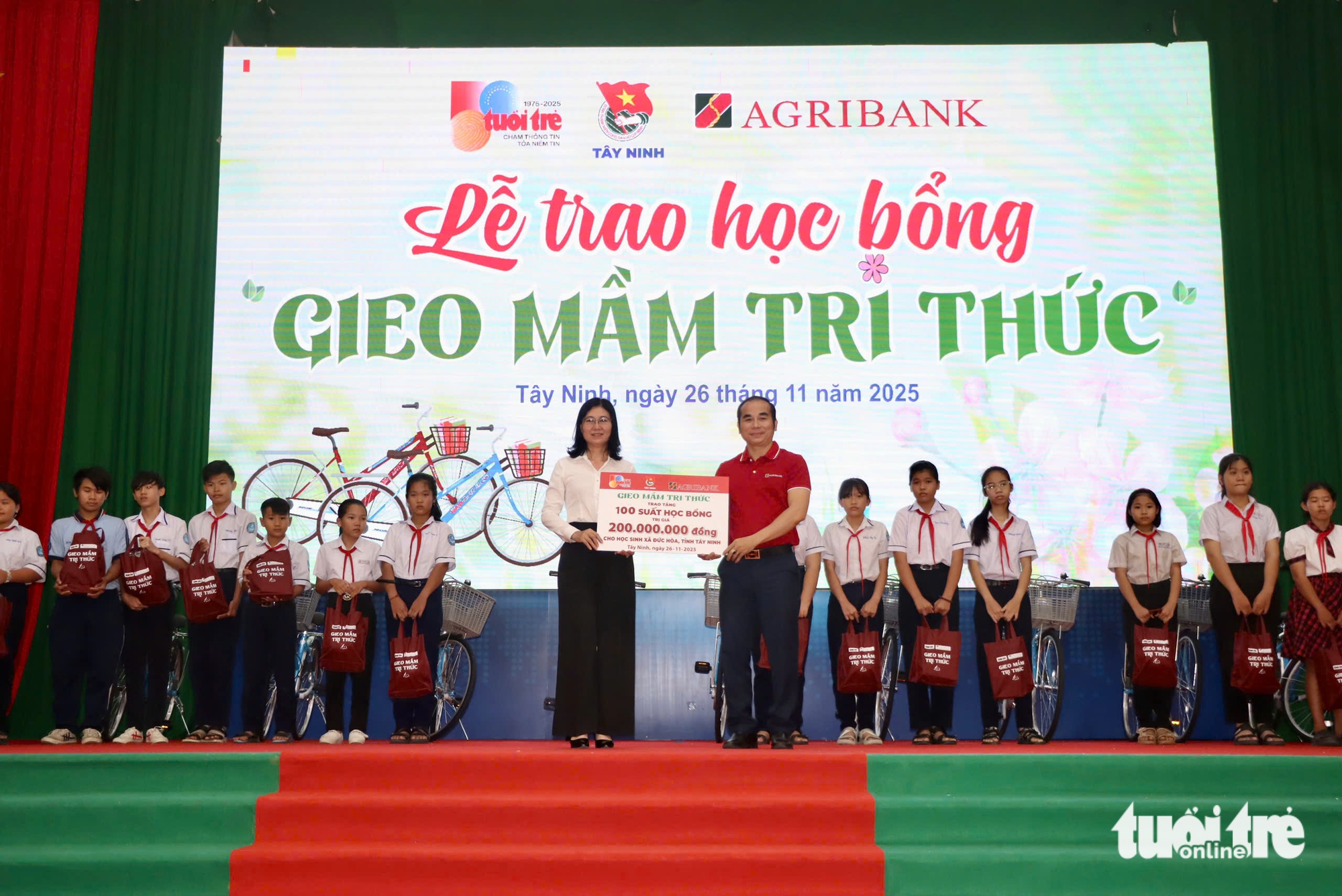 200 suất học bổng 'Gieo mầm tri thức' đến Tây Ninh - Ảnh 3.