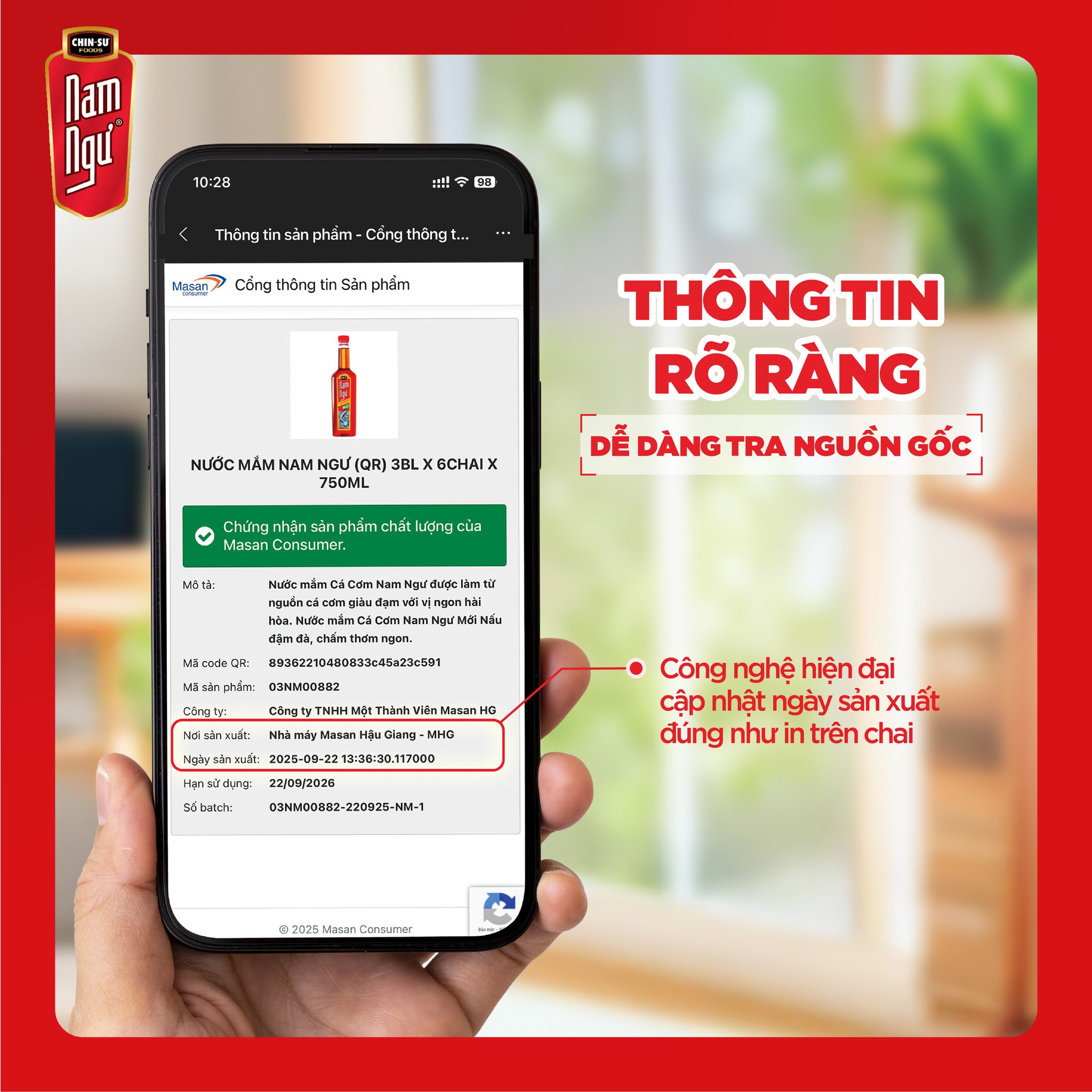Nước mắm Nam Ngư dùng công nghệ QR Code minh bạch thông tin hàng hóa - 4