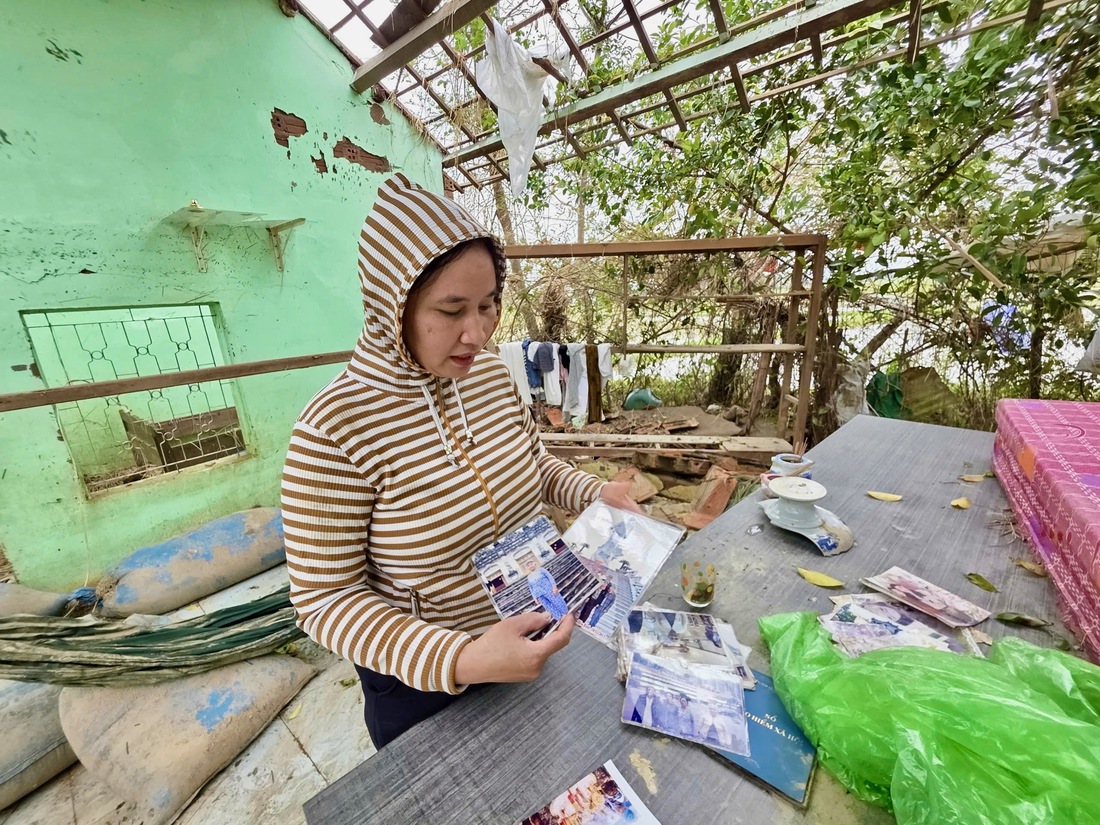Dân rốn lũ Hòa Thịnh nhà mới sập đang lo sửa giờ lo bão tới - Ảnh 4.