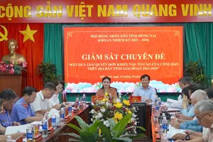 Giám sát việc giải quyết khiếu nại, tố cáo tại Toà án, Viện kiểm sát, Thi hành án tỉnh Đồng Nai