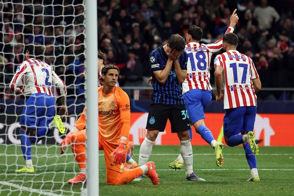 Liverpool thua đậm PSV Eindhoven, Atletico thắng kịch tính Inter Milan - 3