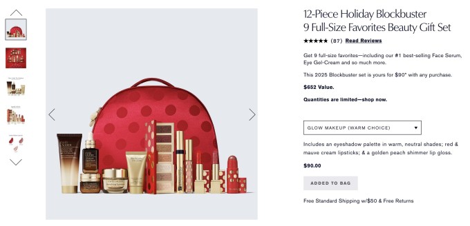 Các set mỹ phẩm mini hoặc full size bán trong dịp Black Friday là cơ hội tốt để bạn thử nghiệm sản phẩm cao cấp với giá phải chăng.