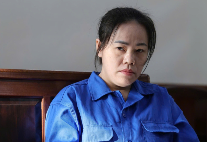 Nguyễn Thị Hồng Bích tại tòa sáng nay. Ảnh: Phước Tuấn