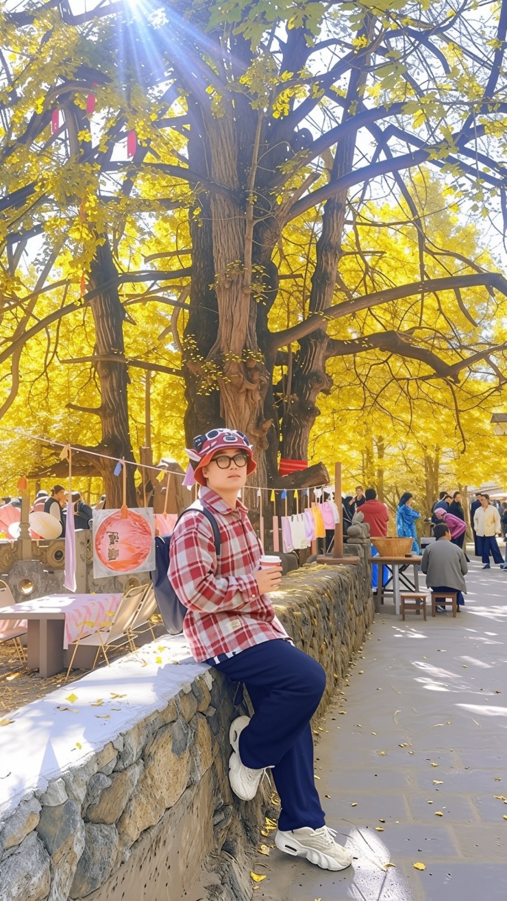 Đằng Xung mùa lá bạch quả vàng, đẹp như chốn bồng lai - 5