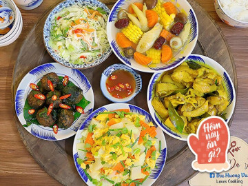 Hôm nay nấu gì: Mâm cơm 5 món cực ngon