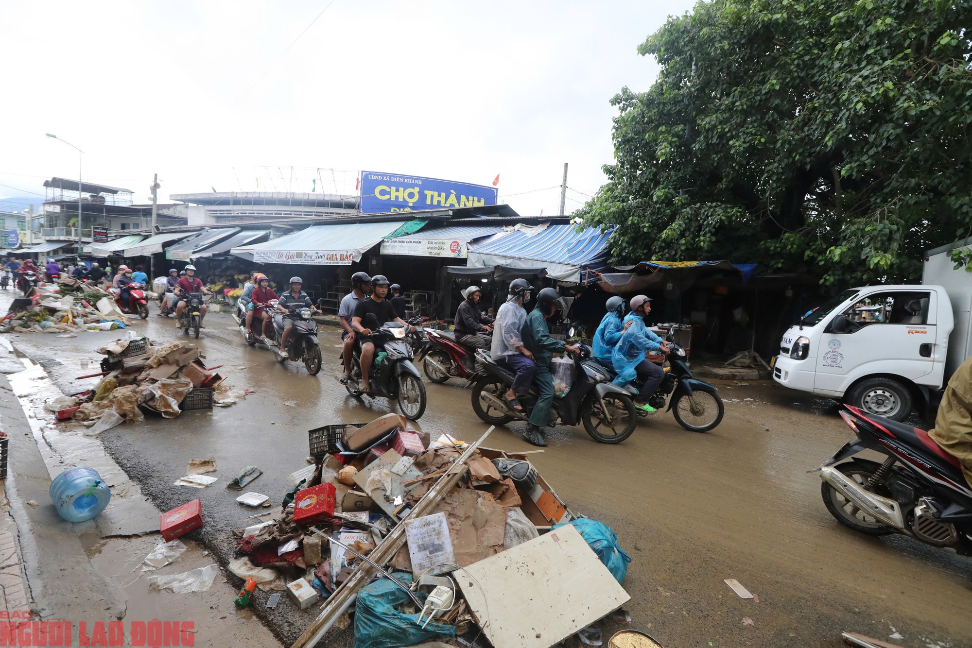 Rác thải sau lũ gây ô nhiễm nghiêm trọng, lo nguy cơ dịch bệnh 9 Rác thải bủa vây, ô nhiễm nghiêm trọng, nguy cơ dịch bệnh - Ảnh 9.