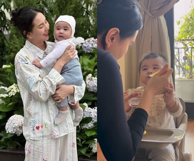 Panda nhà Mai Ngọc có ngoại hình bụ bẫm, đáng yêu.