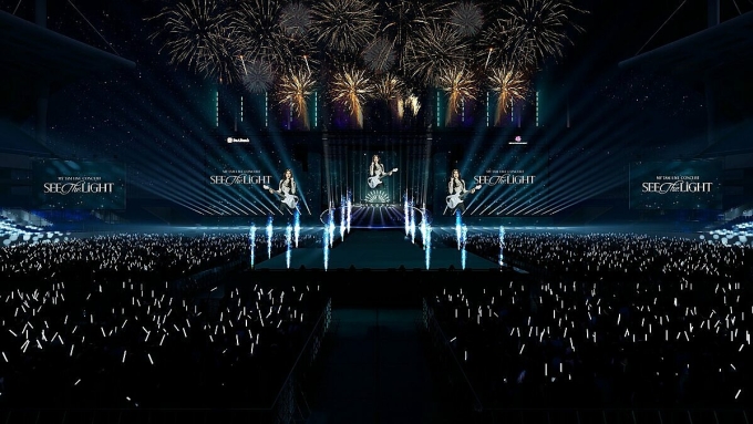 Bản vẽ sân khấu live concert See The Light. Ảnh: Nhân vật cung cấp