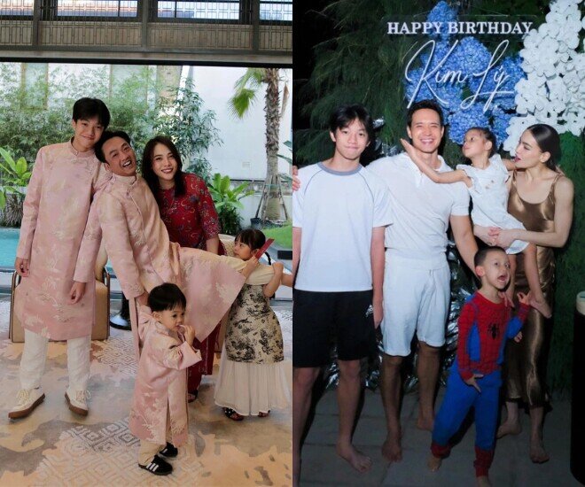 Subeo thân thiết với gia đình mới của bố mẹ.