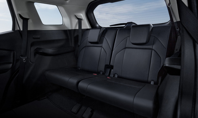 Không gian hàng ghế 3 của Destinator được kỳ vọng rộng rãi nhất phân khúc. Ảnh: Mitsubishi