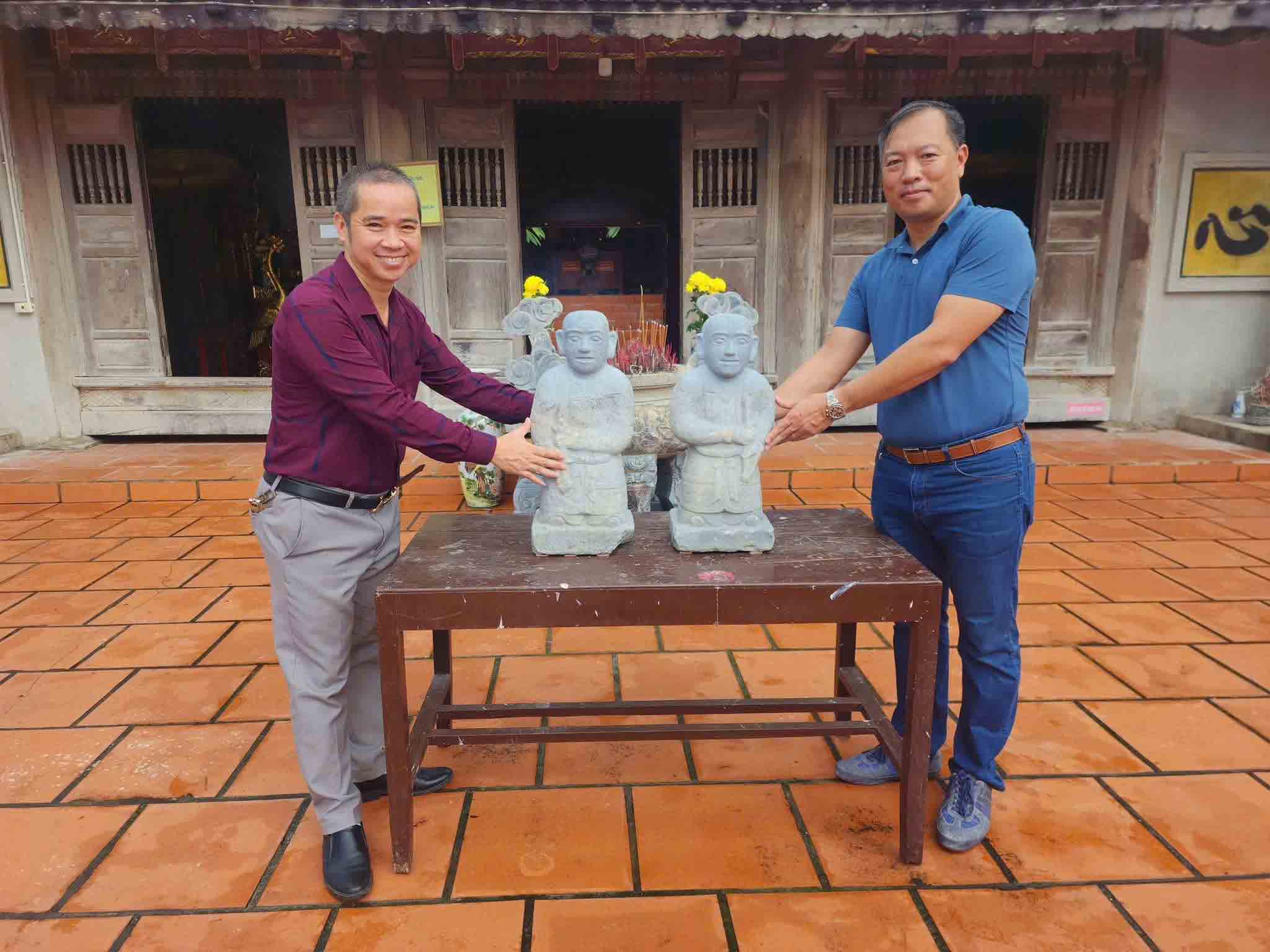 Ly kỳ hành trình tìm 2 tượng cổ đền Thần- Ảnh 3. Ly kỳ hành trình tìm 2 tượng cổ đền Thần- Ảnh 3.