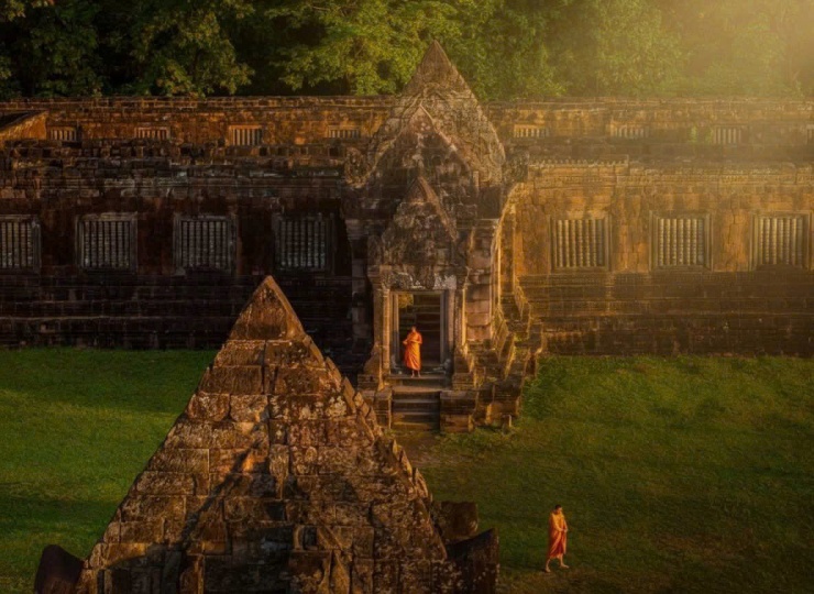 Quần thể đền Wat Phou, Di sản Văn hóa Thế giới được UNESCO công nhận.
