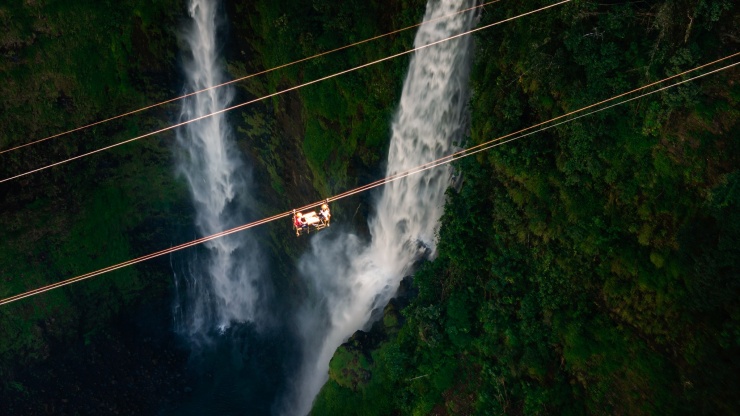 Trải nghiệm cảm giác "uống trà đàm đạo" giữa không trung.