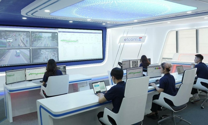 Trung tâm điều hành thông minh, nằm trong hệ sinh thái số do một doanh nghiệp Việt phát triển. Ảnh: Elcom