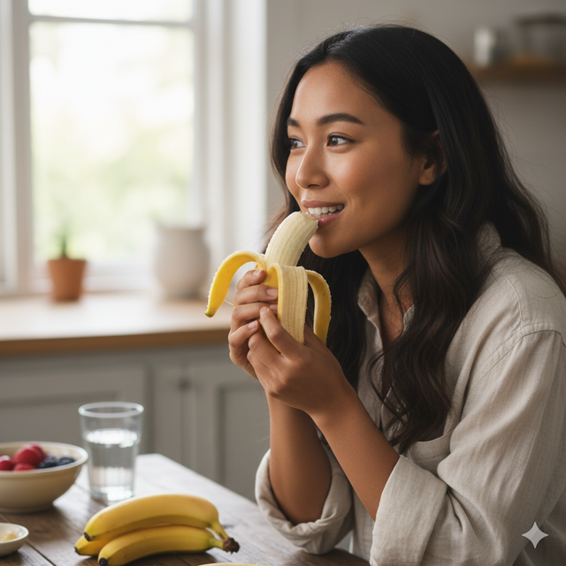 Ăn chuối thường tốt cho hệ tiêu hóa nhưng cũng có thể gây đau dạ dày.