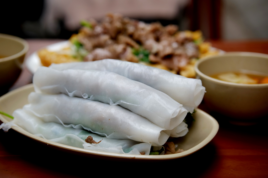 Phở cuốn hấp dẫn