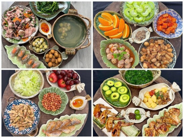 Nữ tiếp viên trưởng hàng không mê nấu ăn, cứ nghỉ bay là lại về vào bếp, nấu những mâm cơm cực ngon