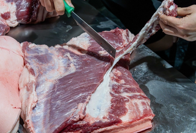 Thịt lợn. Ảnh: Hoàng Giang
