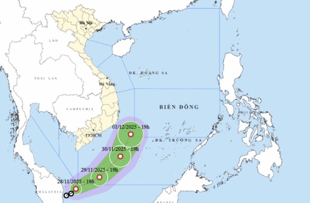 Áp thấp nhiệt đới sắp vào Nam Biển Đông, sự kiện chưa từng có trong lịch sử - 1