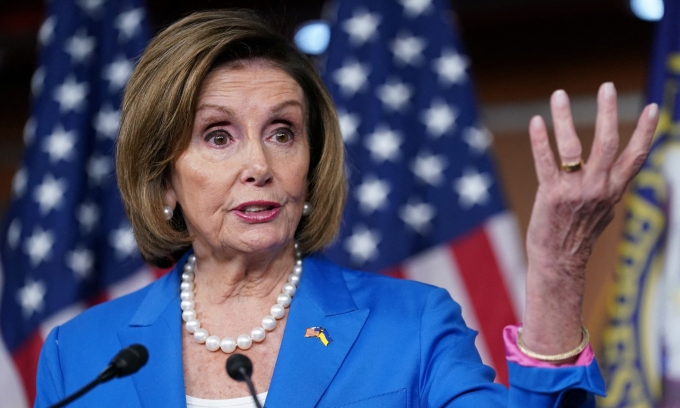 Bà Nancy Pelosi ở Đồi Capitol hồi tháng 9/2022. Ảnh: Reuters